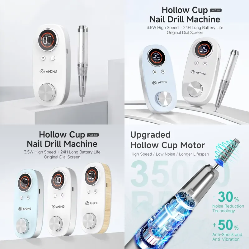 Nail Drill Machine - Machine à ongles professionnelle AMDMG Hollow