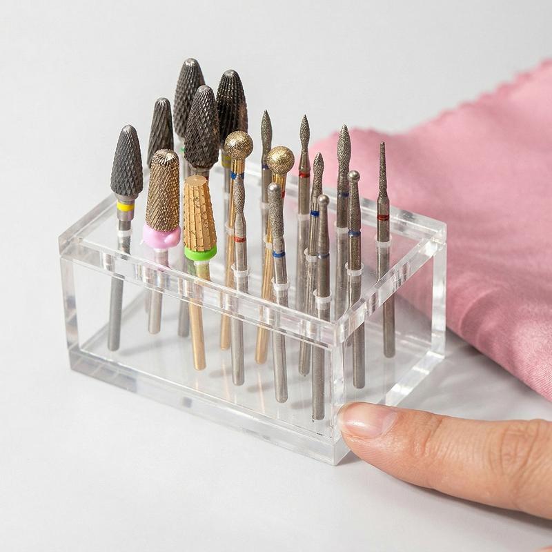Nail Drill Machine - Support de rangement portable en acrylique