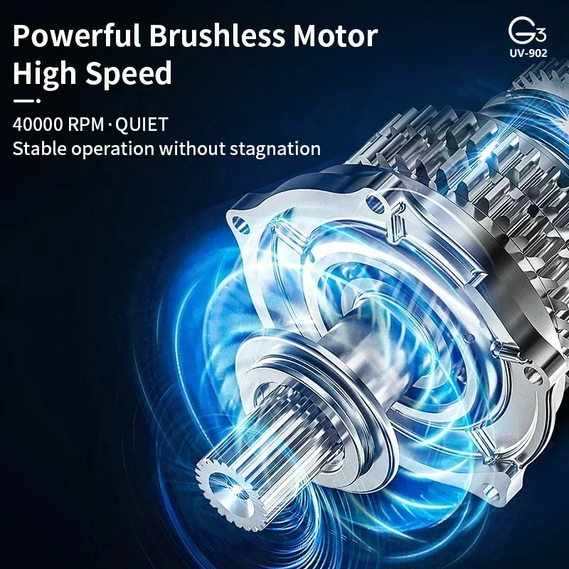 Nail Drill Machine - Oxxi UV G3 40000 tr/min moteur