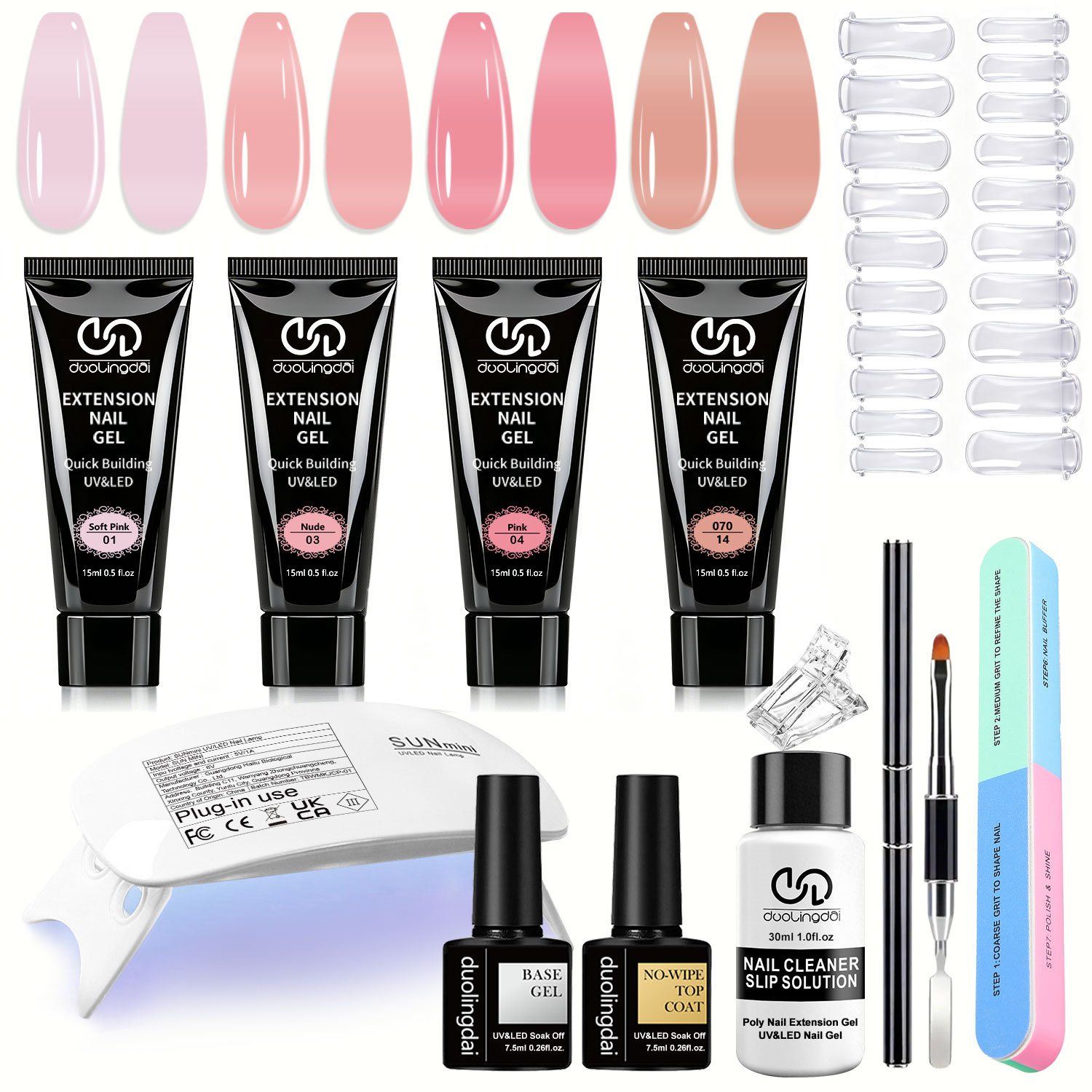 Duolingdai Gel d'Extension d'O - Nail Art Ombre avis et prix