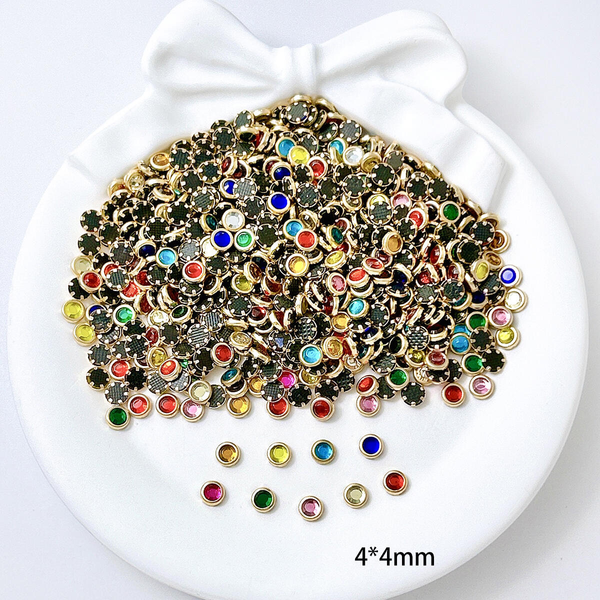 50 PIÈCES Mini Strass Colorés  - Nail Art Valentines Day avis et prix