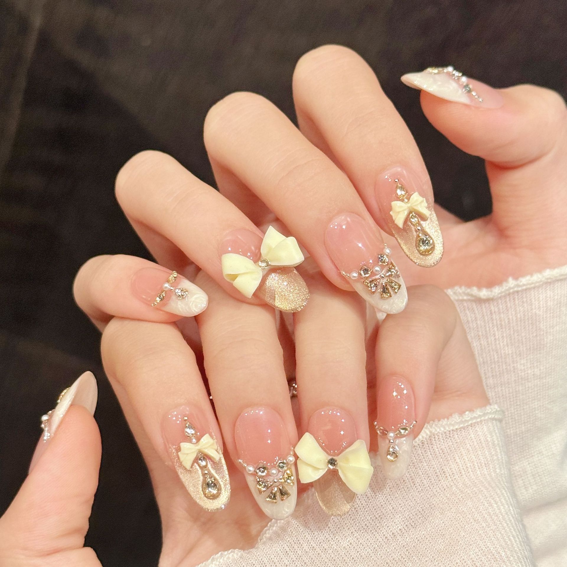 10 pièces presse à la main sur - Nail Art Press On avis et prix