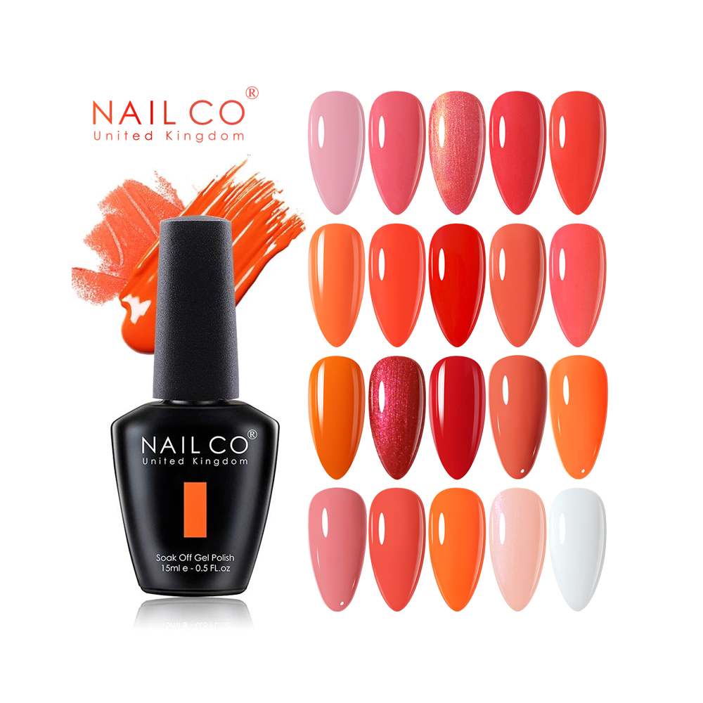 NAILCO 15ml Orange rouge rose  - Nail Art Orange avis et prix