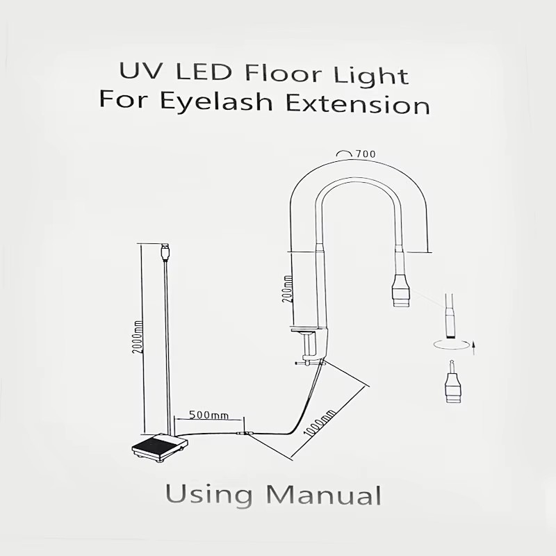 Lumière UV pour cils, 5W, LED, - Nail Art Ombre avis et prix