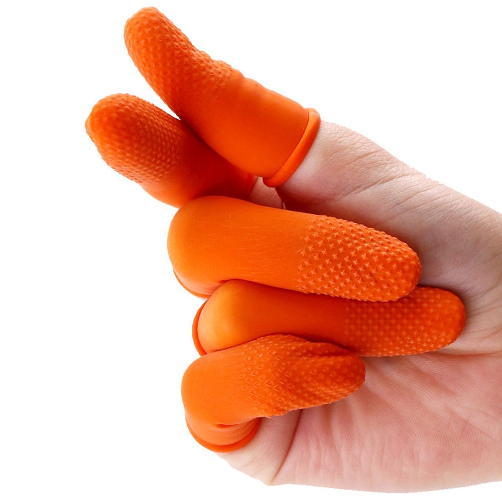 100 pièces, gants en caoutchou - Nail Art Orange avis et prix